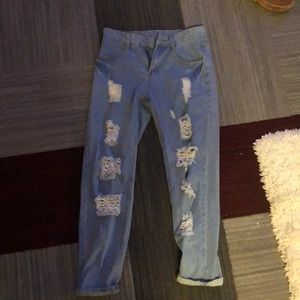 RESERVED for @gabbybar Ripped boyfriend jeans